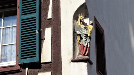 Charming Facade Details in German Architecture wallpaper