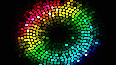 Color wheel wallpaper