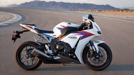 Sleek Honda CBR1000RR on the Open Road wallpaper