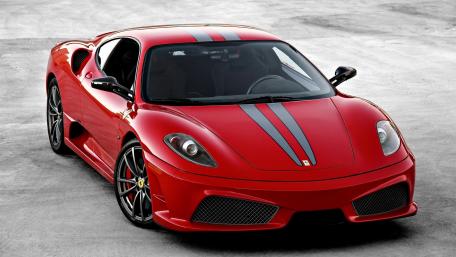 Sleek Red Ferrari F430 Wallpaper Showcase wallpaper