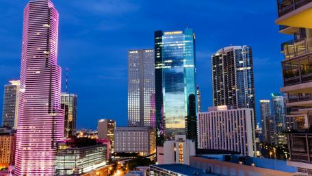 Miami's skyscrapers wallpaper