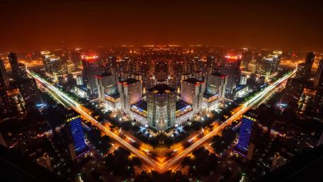 Beijing by night wallpaper