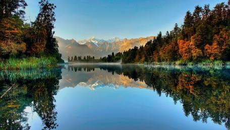 Lake Matheson, Westland Tai Poutini National Park wallpaper