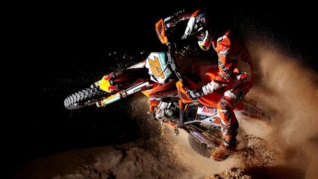 Extreme Motocross Action wallpaper
