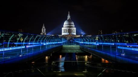 Millennium Bridge, London wallpaper