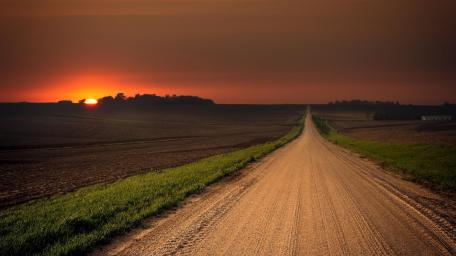 wallpaper road sun wallpaper