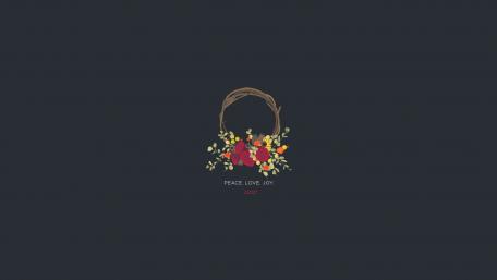 Peace, love, joy wallpaper