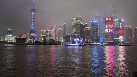 Shanghai night view wallpaper