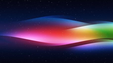 Vibrant Flow of Colorful Waves wallpaper