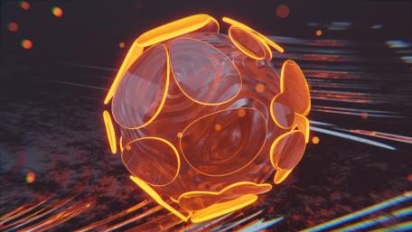Orange Orb wallpaper