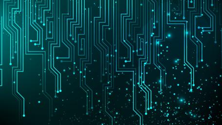 Circuit Board Universe wallpaper