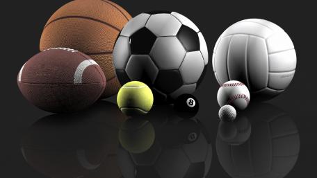 Ball Games Variety in 4K wallpaper