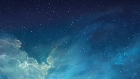 Mystical Blue Night Sky Wallpaper wallpaper