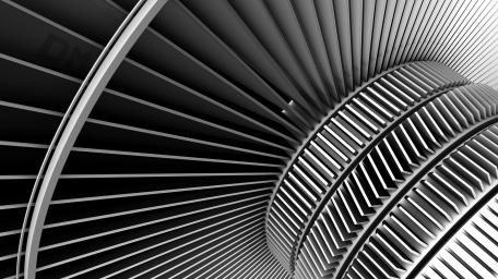 Industrial Elegance in Monochrome wallpaper