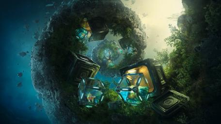 Ethereal Spiral of Dreamlike Wonders wallpaper