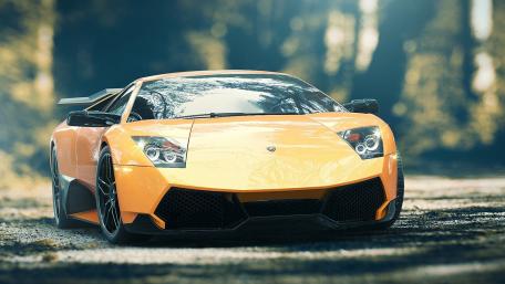 Lamborghini Murciélago in Stunning Glow wallpaper