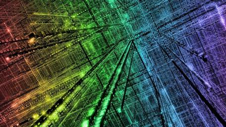Vibrant Matrix of Colorful Gradients wallpaper