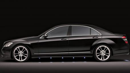 Sleek Brabus Black Beauty for Your Screen wallpaper