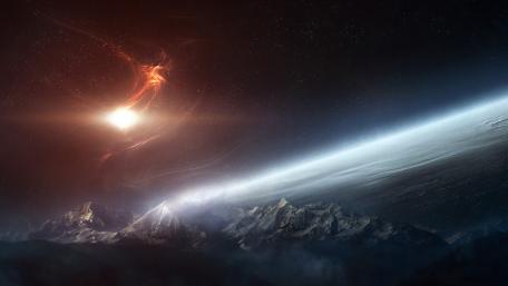 Mysterious Alien Landscape Awaits Exploration wallpaper