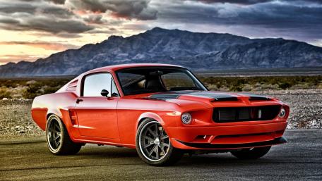 Vintage Ford Mustang Muscle Car Wallpaper wallpaper