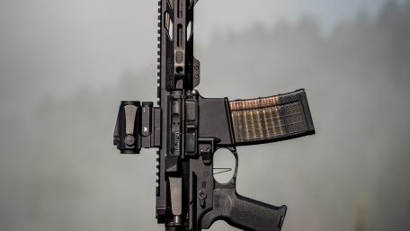 Powerful Weaponry in Focus wallpaper