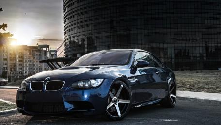 Sleek BMW M3 in Urban Setting wallpaper