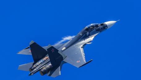 Sukhoi Su-30SM in Commanding Flight wallpaper