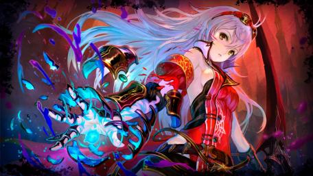 Ethereal Gamer Princess in a Fantasy World wallpaper
