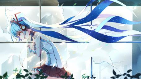 Luminous Melody in Shattered Silence wallpaper