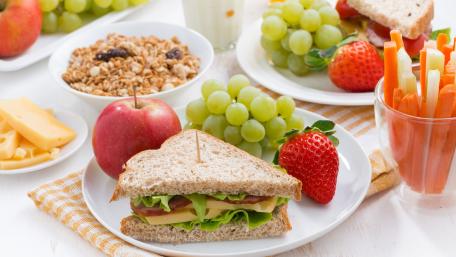 Breakfast tray wallpaper