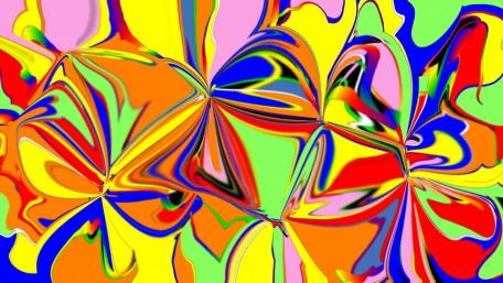 Slightly pastel color graphics. wallpaper
