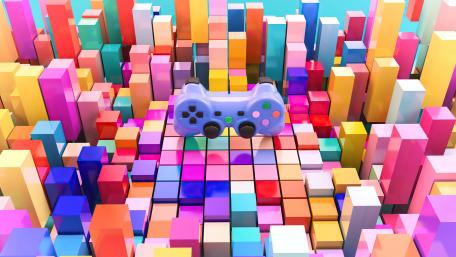 Vibrant Gaming Realm wallpaper