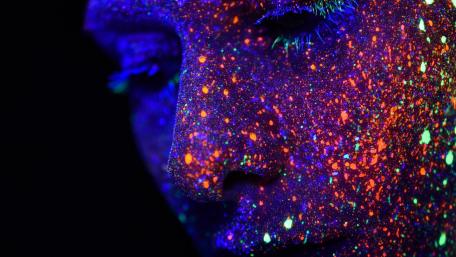 Celestial Body Art Magic wallpaper