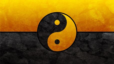 Yin and yang wallpaper