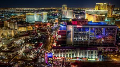Las Vegas at night wallpaper