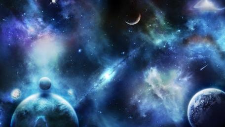 Mystical Journey Through the Cosmic Ocean wallpaper
