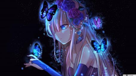 anime butterfly wallpaper