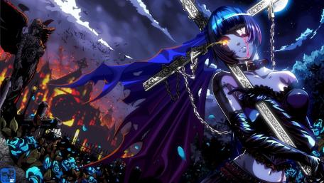 Dark Gothic Anime Girl Adventure wallpaper