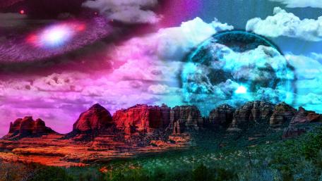 Beneath a Dual Sky wallpaper