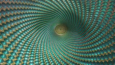 Spiral Vortex of Colorful Abstraction wallpaper