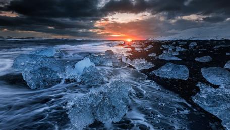 Diamond Beach (Jökulsárlón) wallpaper