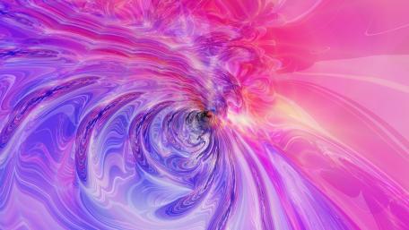 Vivid Vortex of Pink Waves wallpaper