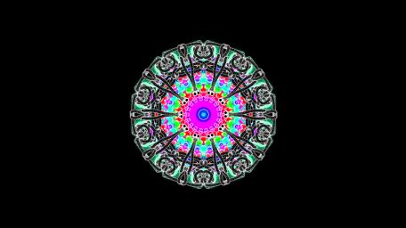 Vibrant Mandala Design for Tranquil Spaces wallpaper