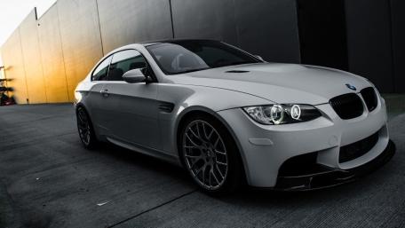 Sleek BMW M3 in Urban Setting wallpaper