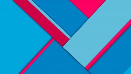 Geometric Harmony in Red and Blue wallpaper