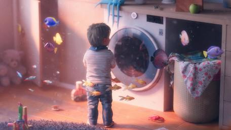 Child-dreaming wallpaper