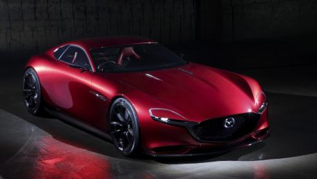 Sleek Red Mazda RX-9 Wallpaper wallpaper