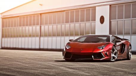 Dreams on Wheels with a Red Lamborghini wallpaper