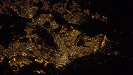 Singapore at Night wallpaper