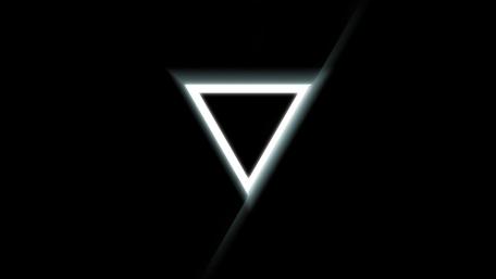Inverted triangle wallpaper